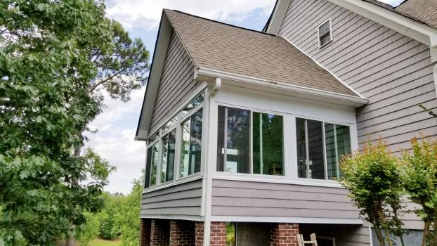 Sunroom, second story addition