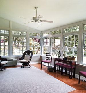 Hybrid Sunroom, Interior